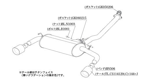 柿本改 Class KR チタンフェイステール ハリアー 6BA-MXUA80 2020/6〜2025/6 【T713167C】 マフラー カキモト カキモト クラスKR チタンフェイステール