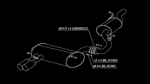 柿本改 einsatz s-622 AUDI A3スポーツバック GH-8PBMJF 2004/10〜2006/07 A633007C