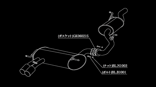 柿本改 einsatz s-622 AUDI A3スポーツバック ABA-8PCCZF 2008/09〜2013/09 A6C3026B