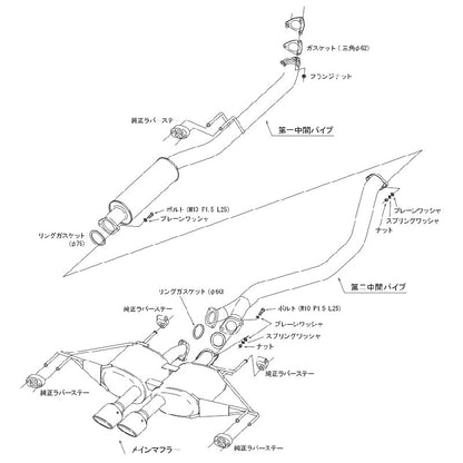 HKS LEGAMAX Sports シビックタイプR FL5 22/09- 【31021-AH005】 マフラー LEGAMAX Sports エッチケーエス リーガマックススポーツ