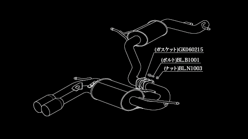 柿本改 einsatz s-622 AUDI A3スポーツバック GH-8PBWA 2006/07〜2008/03 A633002C