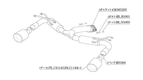 柿本改 Class KR チタンフェイステール CX-30 3DA-DM8P 2021/1〜2023/10 【Z71340C】 マフラー カキモト カキモト クラスKR チタンフェイステール