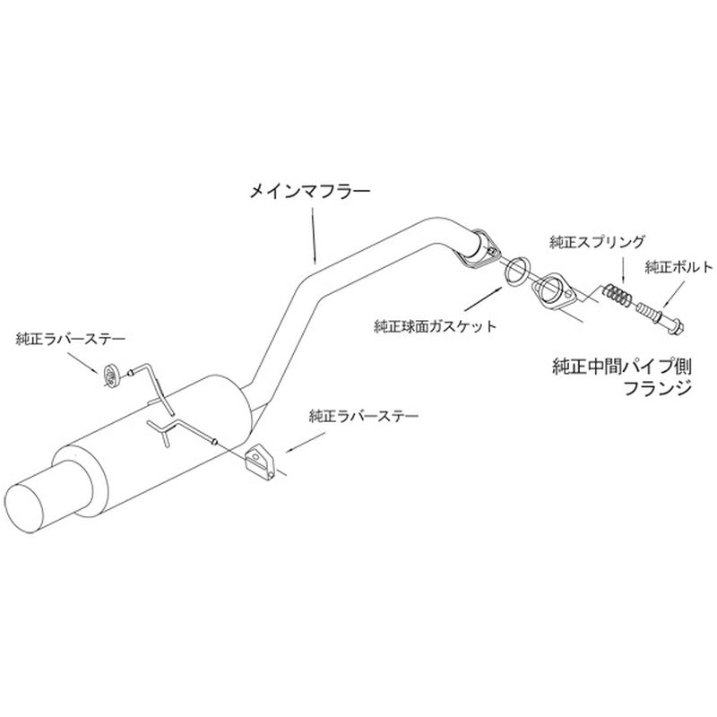 HKS silent Hi-Power シャトル GP7 15/05-22/11 【32016-AH033】 マフラー silent Hi-Power エッチケーエス サイレントハイパワー