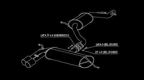 柿本改 einsatz s-622 AUDI A3スポーツバック DBA-8PCAX 2010/03〜2013/09 A6C3029B