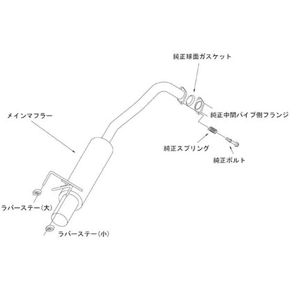 HKS silent Hi-Power フィット GP4 12/05-13/08 【32016-AH027】 マフラー silent Hi-Power エッチケーエス サイレントハイパワー