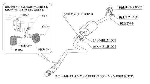 柿本改 GTbox 06&S フレアクロスオーバー 5AA-MS92S 2020/2〜2026/6 【S44358】 マフラー カキモト カキモト GTボックス 06&S