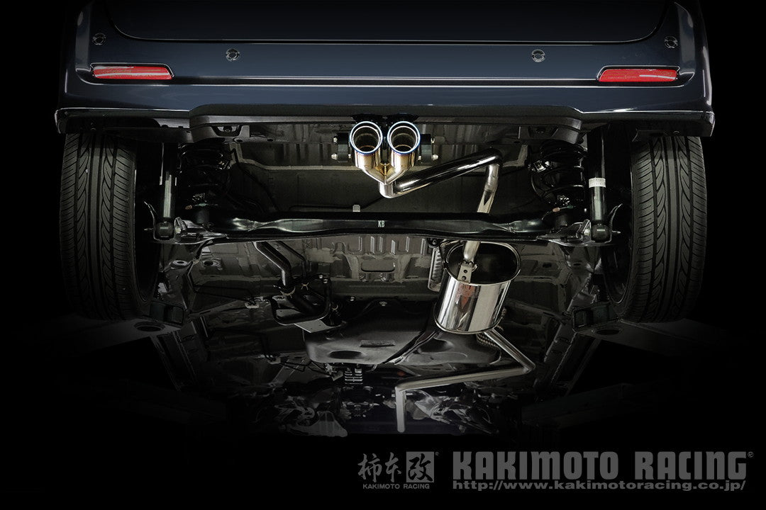 柿本改 Class KR センター出し N-WGNカスタム 6BA-JH3 2019/8〜2022/9 【H713134】 マフラー カキモト カキモト クラスKR センター出し
