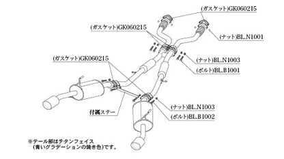 柿本改 Class KR センター付 スカイライン NISMO 5BA-RV37 2023/8〜 【N713118】 マフラー カキモト カキモト クラスKR センター付