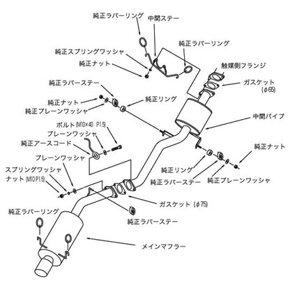 HKS silent Hi-Power RX-7 FC3S 85/09-91/11 【31019-AZ001】 マフラー silent Hi-Power エッチケーエス サイレントハイパワー