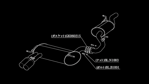 柿本改 einsatz s-622 AUDI S3 ABA-8PCDLF 2009/02〜2010/07 A6C3019C