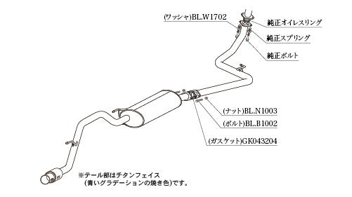 柿本改 GTbox 06&S N-WGNカスタム 6BA-JH3 2019/8〜2022/9 【H443136】 マフラー カキモト カキモト GTボックス 06&S