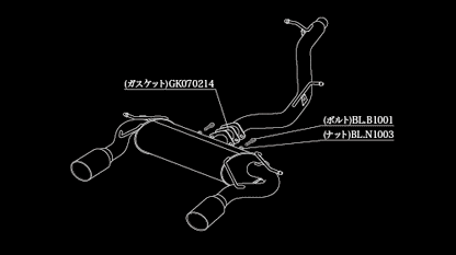 柿本改 einsatz s-622 AUDI TTクーペ ABA-FVCHHF 2015/08〜2019/06 A6F3041C