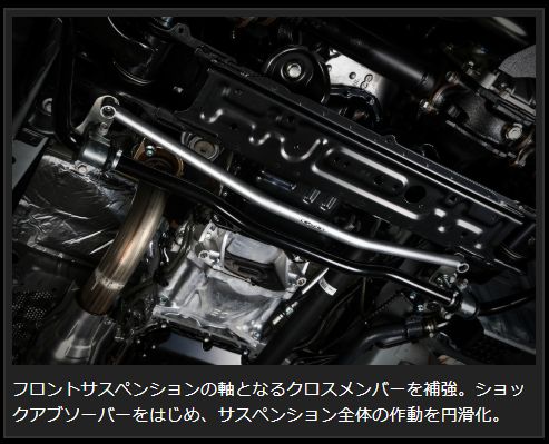 Genb フレームサポートバー センター トヨタ ハイエース TRH200/KDH200/GDH200系 OUB14H