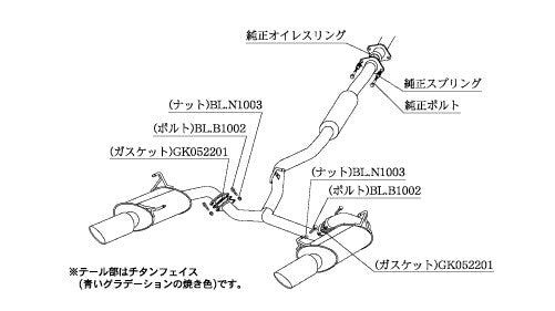 柿本改 Class KR Singleセンター付 レヴォーグ DBA-VM4 2014/6〜2020/10 【B71353S】 マフラー カキモト カキモト クラスKR シングルセンター付