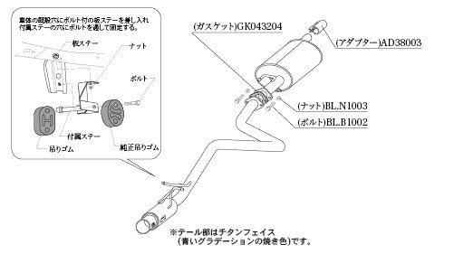 柿本改 GTbox 06&S ハスラー 4AA-MR52S 2020/1〜2026/5 【S44360】 マフラー カキモト カキモト GTボックス 06&S