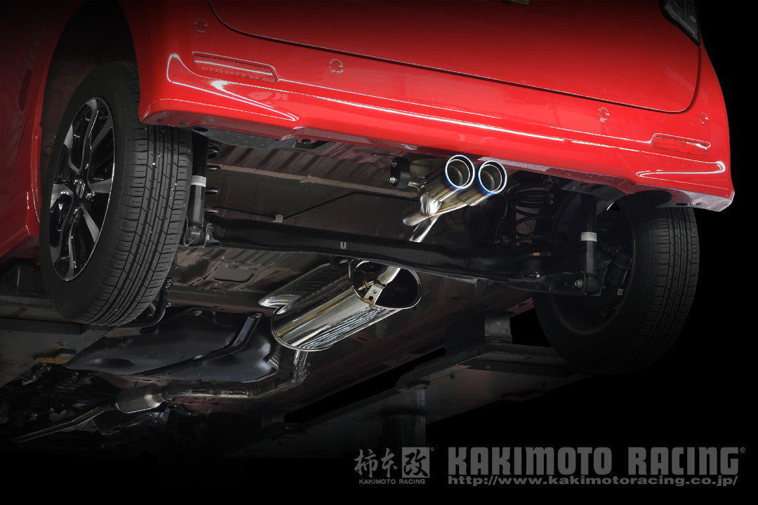 柿本改 Class KR センター出し N-WGNカスタム 6BA-JH3 2019/8〜2022/9 【H713113】 マフラー カキモト カキモト クラスKR センター出し