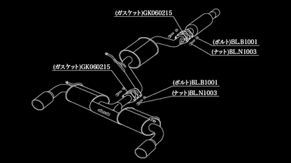 柿本改 einsatz s-622 VOLKSWAGEN ゴルフ7.5 ABA-AUCHH 2017/05〜 W6F3035B