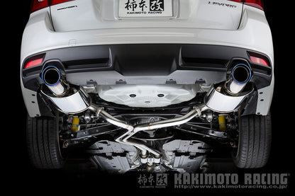 柿本改 Class KR Dualセンター付 レヴォーグ DBA-VM4 2014/6〜2020/10 【B71353W】 マフラー カキモト カキモト クラスKR デュアルセンター付