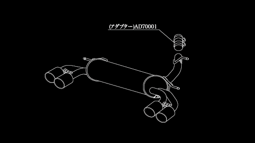 柿本改 einsatz s-622 VOLKSWAGEN ゴルフ7 ABA-AUCJXF 2014/02〜2017/05 W6H3037C