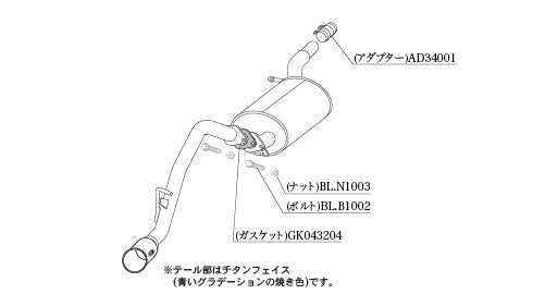 柿本改 GTbox 06&S タフト 5BA-LA910S 2020/6〜 【D44328】 マフラー カキモト カキモト GTボックス 06&S