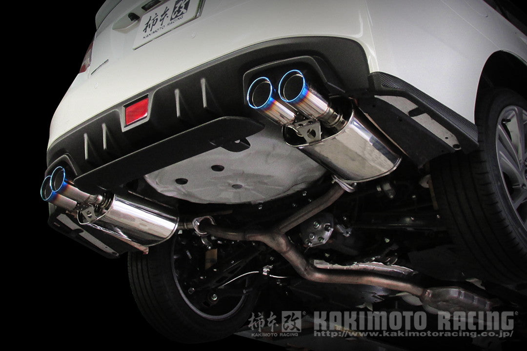 柿本改 Class KR リアピースのみ WRX S4 DBA 3BA-VAG 2014/8〜2021/3 【B71354R】 マフラー カキモト カキモト クラスKR リアピースのみ