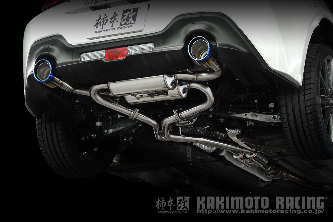 柿本改 Class KR チタンフェイステール Dualセンター付き BRZ 3BA-ZD8 2021/8〜2026/7 【T713181WC】 マフラー カキモト カキモト クラスKR チタンフェイステール デュアルセンター付き