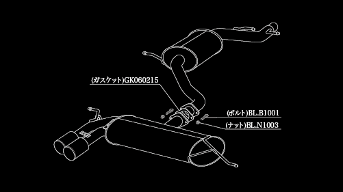 柿本改 einsatz s-622 VOLKSWAGEN ゴルフ6 ABA-1KCAX/DBA-1KCAX 2009/04〜 W6C3024C