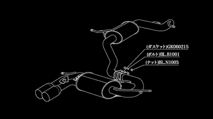 柿本改 einsatz s-622 VOLKSWAGEN ゴルフ5 GH-1KAXX/ABA-1KAXX 2006/02〜2009/04 W6C3001C