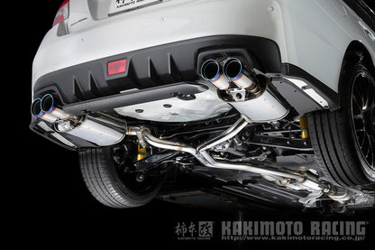柿本改 Class KR Dualセンター付 WRX S4 DBA 3BA-VAG 2014/8〜2021/3 【B71354W】 マフラー カキモト カキモト クラスKR デュアルセンター付