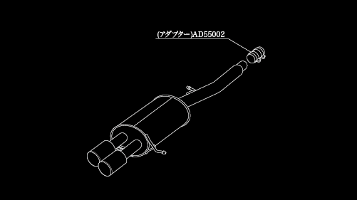 柿本改 einsatz s-622 VOLKSWAGEN ゴルフ7ヴァリアント DBA-AUCHP 2014/09〜2017/05 W6C3031B