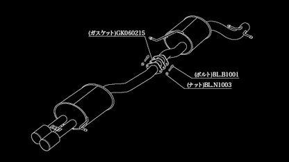 柿本改 einsatz s-622 VOLKSWAGEN ゴルフ6ヴァリアント ABA-1KCCZ 2009/11〜2011/12 W6C3022B