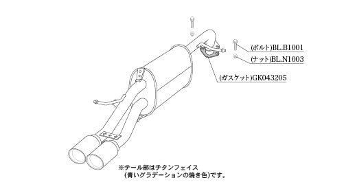 柿本改 Class KR オーラ NISMO 6AA-FE13 2021/10〜 【N713122】 マフラー カキモト カキモト クラスKR
