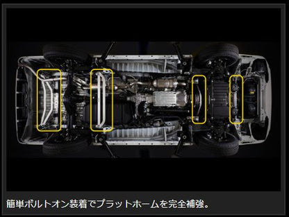 Genb フレームサポートセット 1台分フルセット トヨタ ハイエース KDH200/GDH200系 OUBS2H