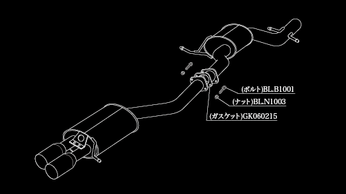 柿本改 einsatz s-622 VOLKSWAGEN ゴルフ5ヴァリアント ABA-1KAXX 2007/09〜2009/01 W6C3002B