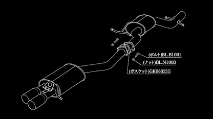 柿本改 einsatz s-622 VOLKSWAGEN ゴルフ5ヴァリアント ABA-1KAXX 2007/09〜2009/01 W6C3002C