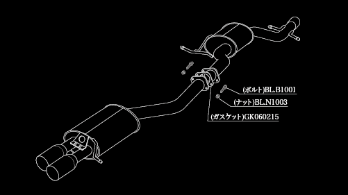 柿本改 einsatz s-622 VOLKSWAGEN ゴルフ5ヴァリアント ABA-1KBLG 2007/09〜2008/09 W633010C