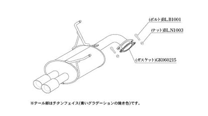 柿本改 Class KR アウトバック DBA 4BA-BS9 2014/10〜2021/3 【B71356】 マフラー カキモト カキモト クラスKR