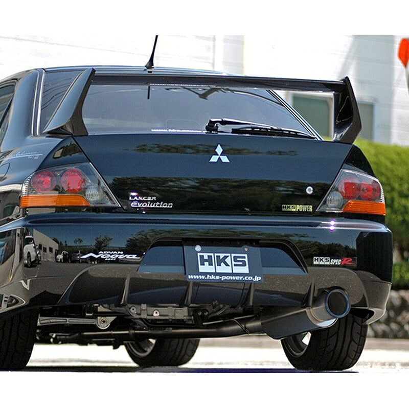 HKS Hi-Power SPEC-R ランサーエボリューションIX CT9A 05/03-06/08 【31030-AM001】 マフラー Hi-Power SPEC-R エッチケーエス ハイパワースペックR