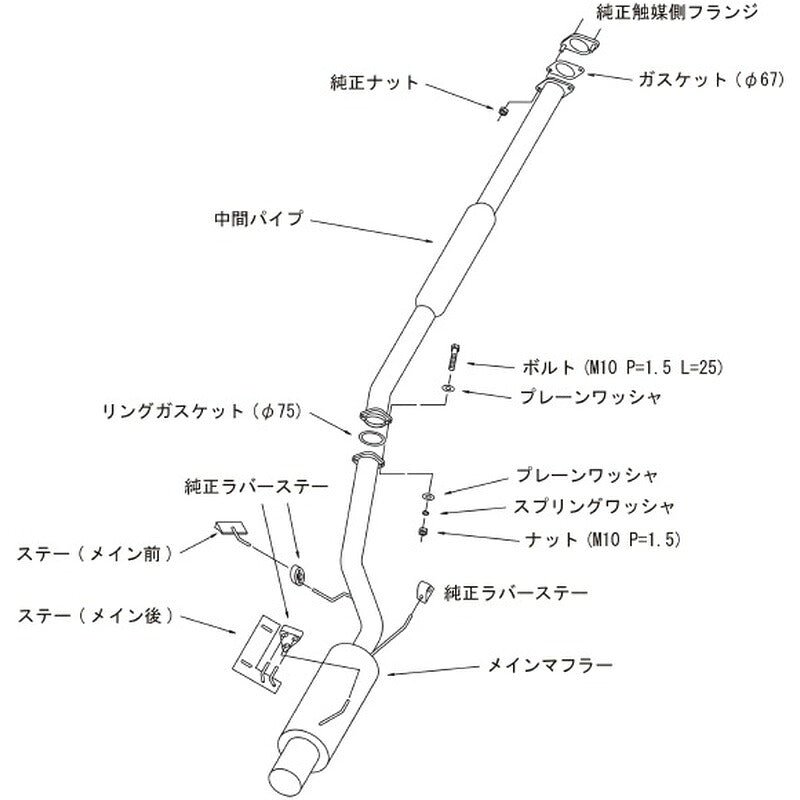 HKS silent Hi-Power ランサーエボリューションIX MR CT9A 06/08-07/09 【31019-AM008】 マフラー silent Hi-Power エッチケーエス サイレントハイパワー