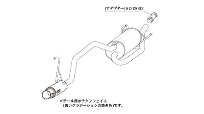 柿本改 GTbox 06&S ハイゼットカーゴ 3BD-S700V 2021/12〜 【D44330】 マフラー カキモト カキモト GTボックス 06&S