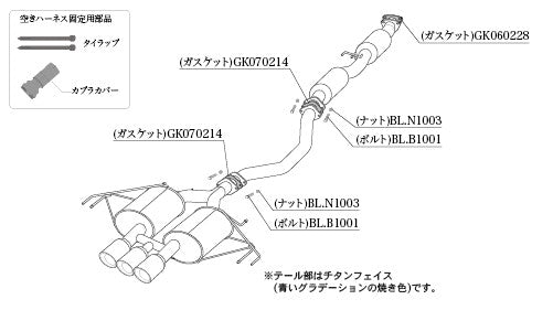 柿本改 Class KR シビックタイプR 6BA-FL5 2022/9〜 【H713145】 マフラー カキモト カキモト クラスKR