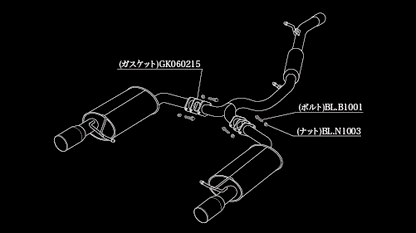柿本改 einsatz s-622 VOLKSWAGEN パサートヴァリアント ABA-3CBWSF 2008/09〜2010/09 W6B3011C