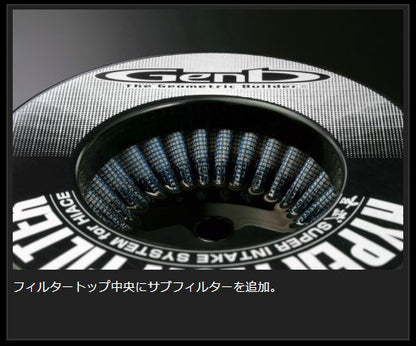 Genb ハイパーフローフィルター トヨタ ハイエース KDH200系 〜2007/07 EAF02H