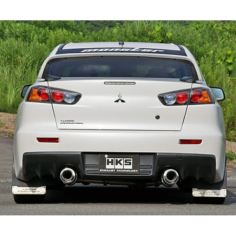 HKS Hi-Power SPEC-L II ランサーエボリューションX CZ4A 07/10-15/09 【31019-AM111】 マフラー Hi-Power SPEC-L II エッチケーエス ハイパワースペックL 2