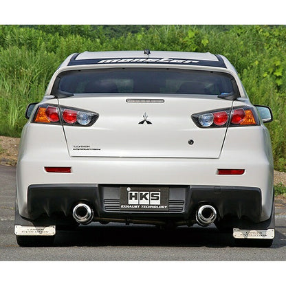 HKS Hi-Power SPEC-L II ランサーエボリューションX CZ4A 07/10-15/09 【31019-AM111】 マフラー Hi-Power SPEC-L II エッチケーエス ハイパワースペックL 2