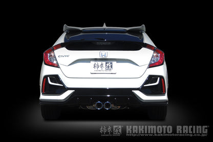柿本改 Class KR シビック DBA 6BA-FK7 2017/9〜2021/6 【H713118】 マフラー カキモト カキモト クラスKR