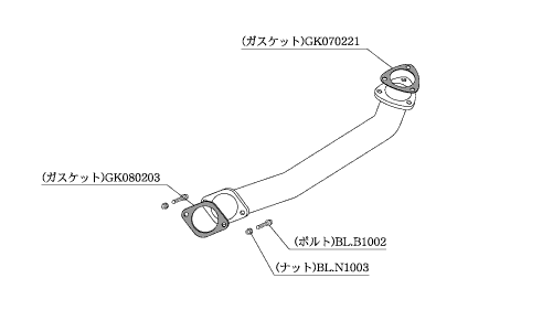 スカイライン HCR32 マフラー 柿本改 フロントパイプ NF309 KAKIMOTO
