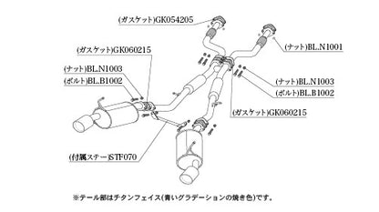 柿本改 Class KR センター付 フェアレディZ 5BA-RZ34 2022/8〜 【N713123W】 マフラー カキモト カキモト クラスKR センター付