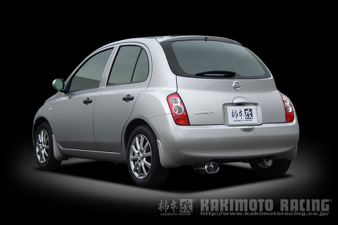 柿本改 GTbox 06&S マーチ UA CBA-AK12 '05 8_M C前 2002/3〜2005/8 【N42360】 マフラー カキモト カキモト GTボックス 06&S