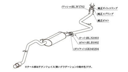 柿本改 GTbox 06&S N-BOXカスタム 6BA-JF5 2023/10〜2026/7 【H443147】 マフラー カキモト カキモト GTボックス 06&S